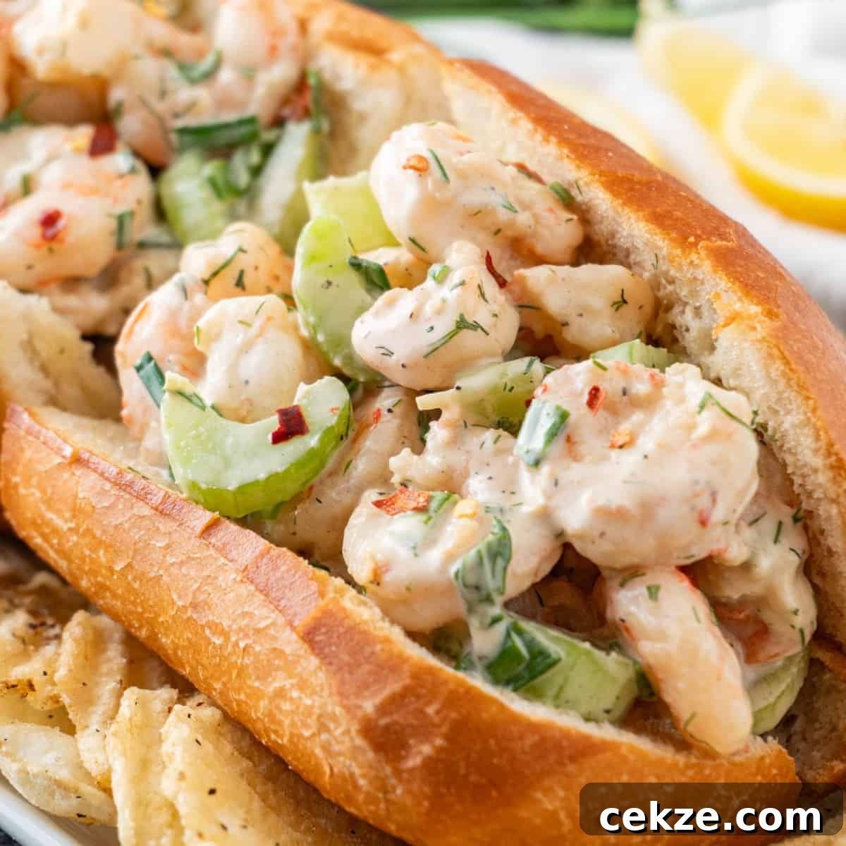 Easy Shrimp Salad Sandwich
