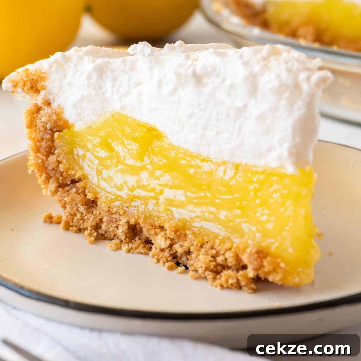 Easy Lemon Meringue Pie with Graham Cracker Crust