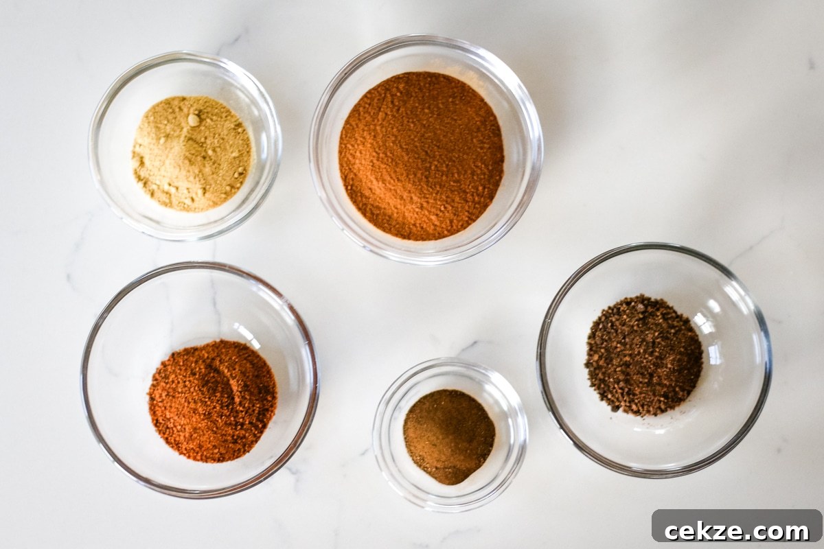 ingredients for pumpkin pie spice.