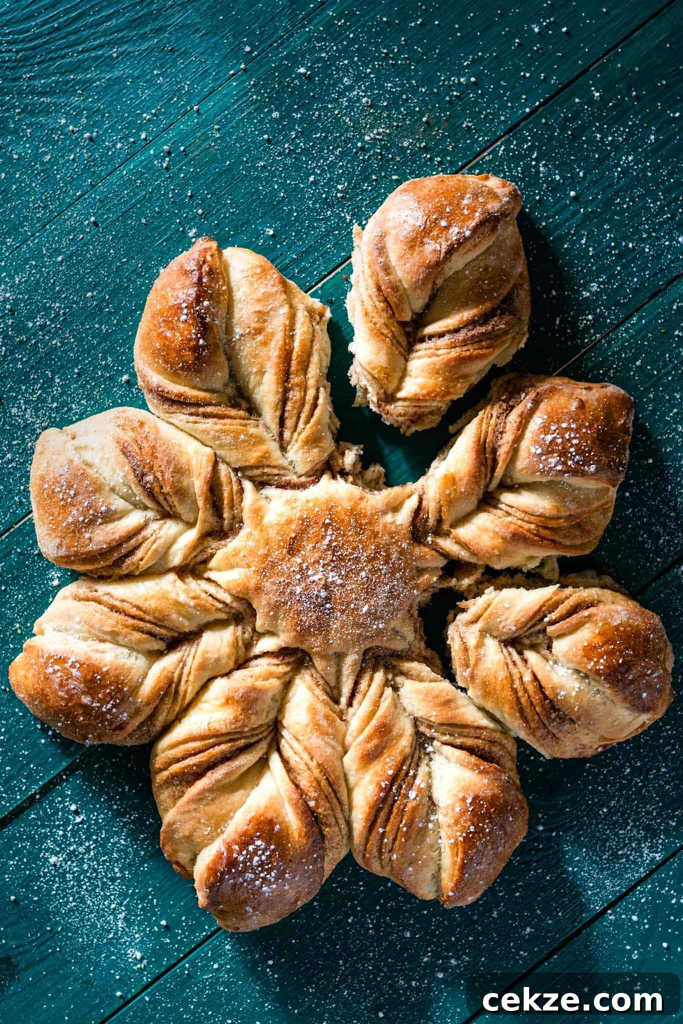 Christmas Cinnamon Star Bread Recipe.