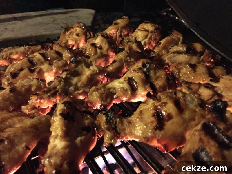 Crispy finished wings