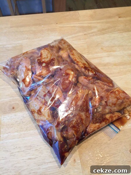 Preparing wings for sous vide