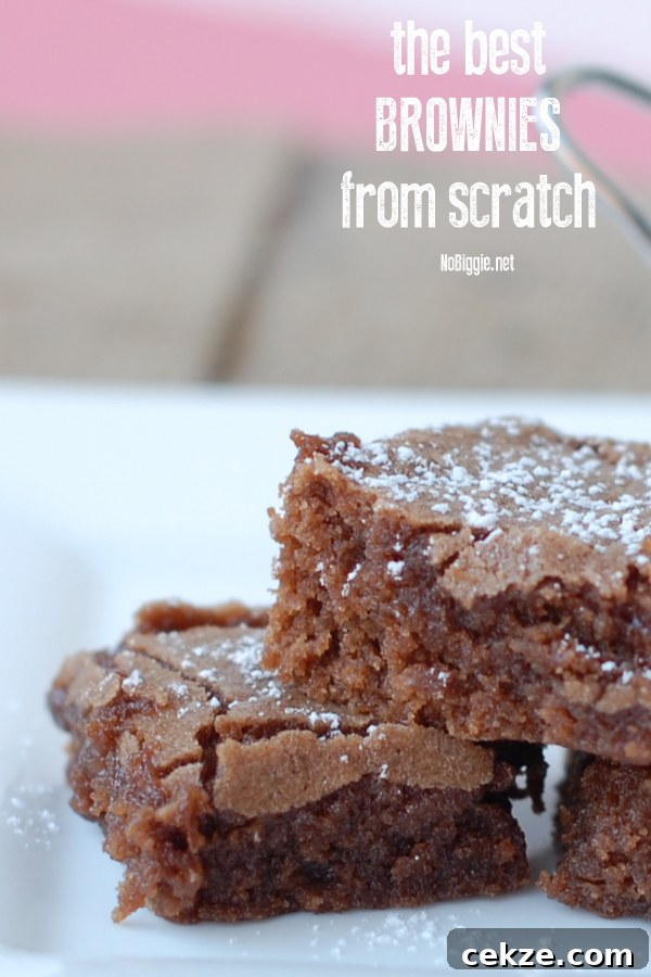 the best brownies from scratch