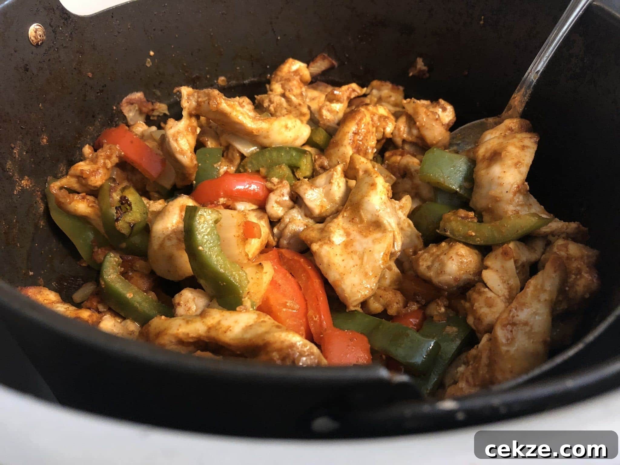 Ninja Foodi Chicken Fajitas