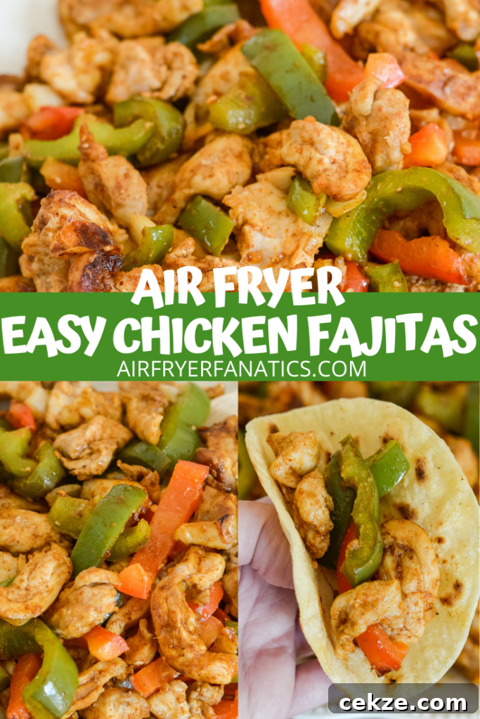 AIR FRYER CHICKEN FAJITAS